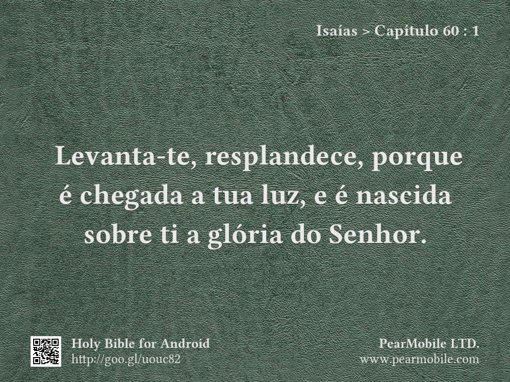 Isaías, Capítulo 60:1